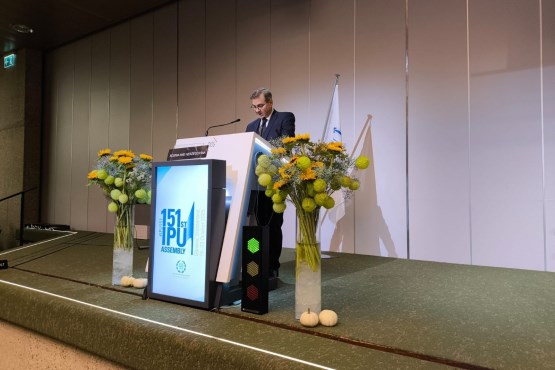 Zamjenik predsjedavajućeg Predstavničkog doma PSBiH i predsjedavajući Delegacije PSBiH u IPU dr. Denis Zvizdić učestvuje na 151. zasjedanju IPU u Ženevi